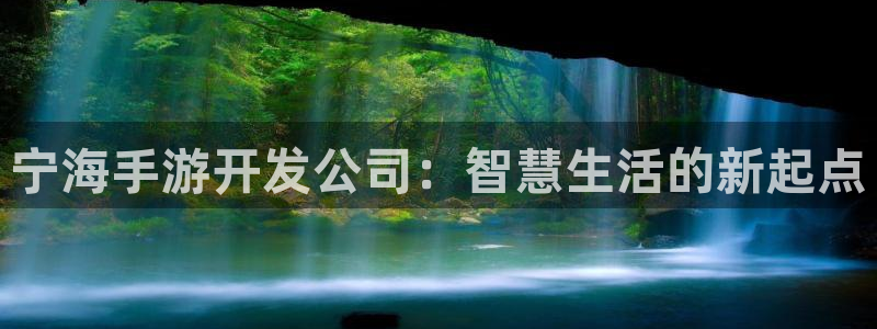 V8娱乐官网：宁海手游开发公司：智慧生活的新起点